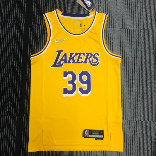 Los Angeles Lakers 75 Year Yellow #39 HOWARD NBA Season Jerseys 2022