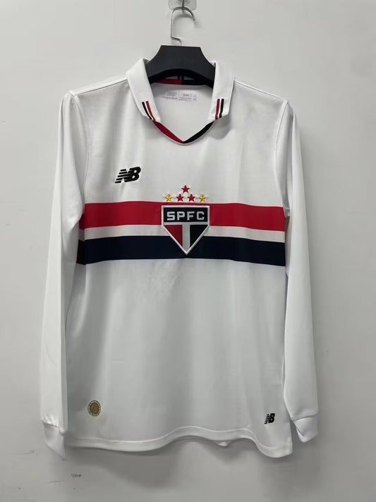 Sao Paulo Long Sleeve Fans Football Jersey 2024/2025
