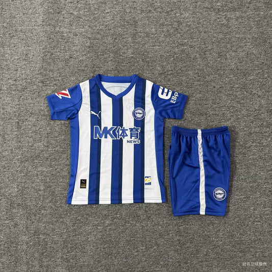 Deportivo Alaves Home Kids Fans Football Jersey 2025/2026
