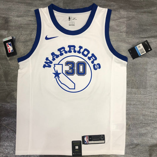 Golden State Warriors White #30 CURRY NBA Season Jerseys