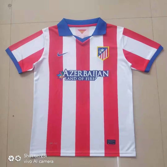 Retro Atletico Madrid Home Football Jersey 2014/2015
