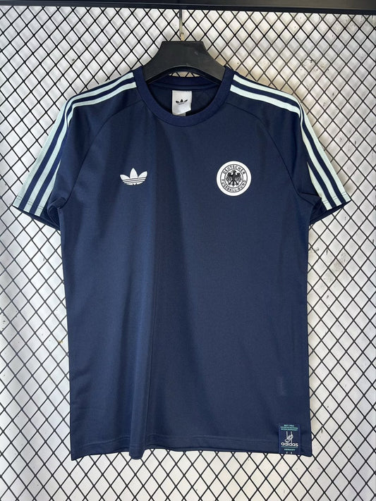 Retro Germany Pre Match Uniform T-shirt Special Edition Cyan Fans Football Jersey 2026/2027