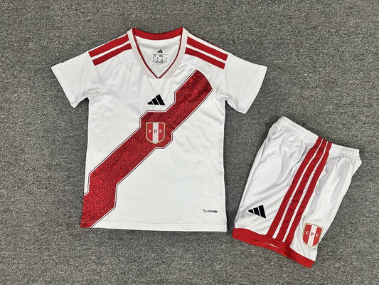 Peru Home Kids Fans Football Jersey 2026/2027