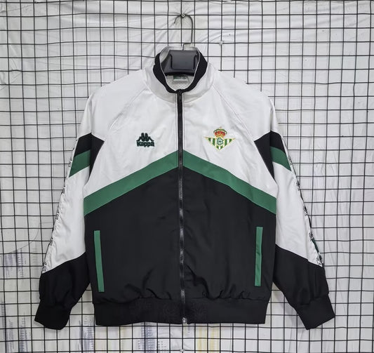 Betis Windbreaker White Green Football Jersey 1995/1997