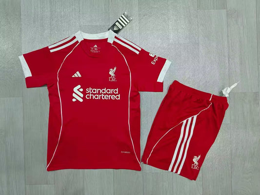 Liverpool Home Kids Football Jersey 2025/2026