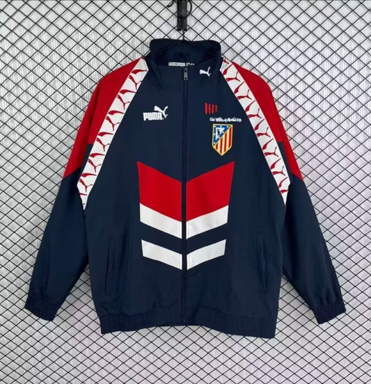 Atletico Madrid Windbreaker Blue Football Jersey 2025/2026