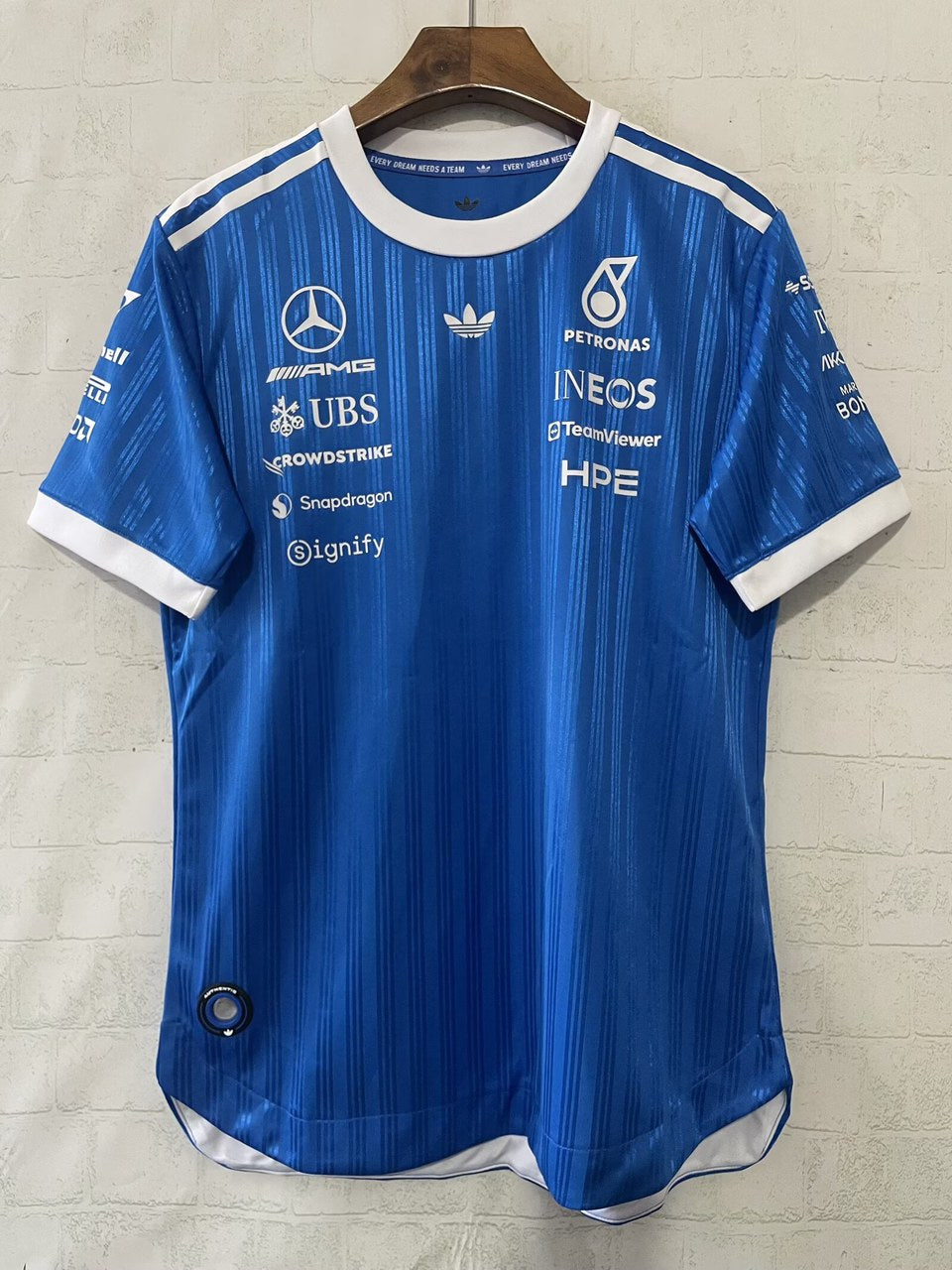 F1 Mercedes-Benz Blue Short Sleeve Racing Suit 2026