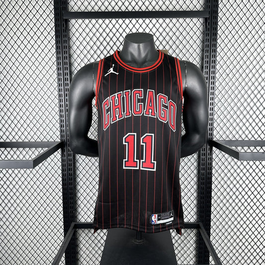Chicago Bulls JORDAN Black #11 DEROZAN NBA Jerseys 2026