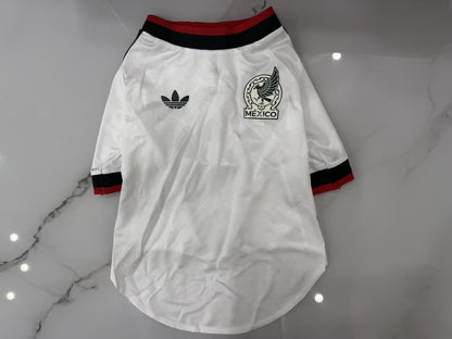 Mexico Away Dog Pet Player Football Jersey 2026/2027