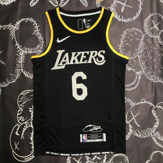 Los Angeles Lakers Honor Edition #6 JAMES NBA Jerseys