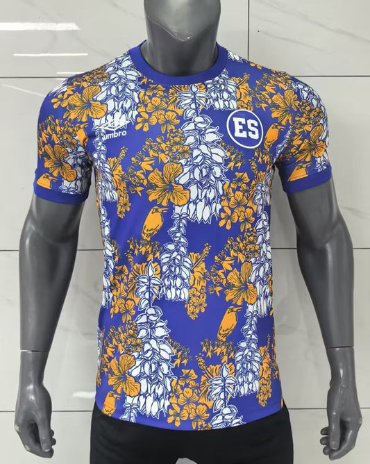 El Salvador Pre Match Training Uniform Fans Football Jersey 2025/2026