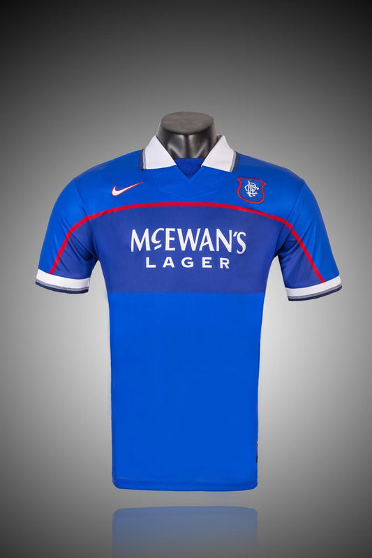 Retro Rangers Home Football Jersey 1997/1999