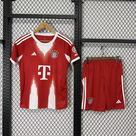 Bayern Munich Home With Pants Sets Fans Football Jersey 2025/2026