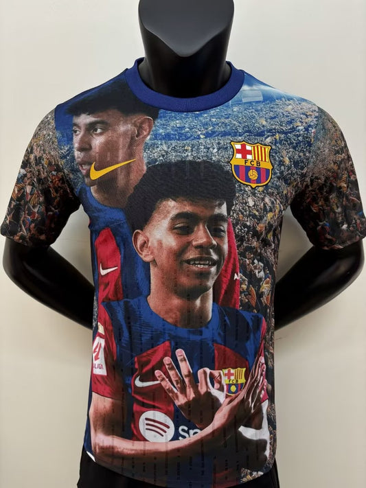 Barcelona Special Edition Player #10 LAMINE YAMAL Football Jersey 2025/2026