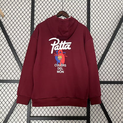 Barcelona Hoodie Red Jacket Tracksuit Football Jersey 2025/2026