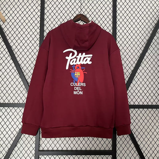 Barcelona Hoodie Red Jacket Tracksuit Football Jersey 2025/2026