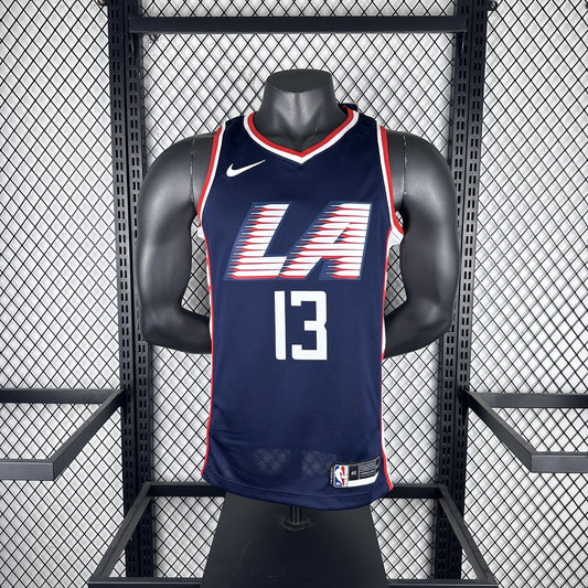 Los Angeles Clippers City Edition Blue #13 GEORGE NBA Season Jerseys 2019
