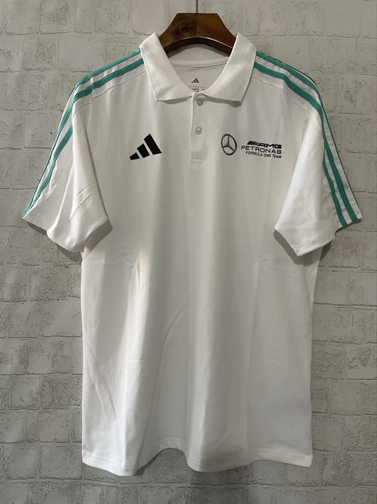 Adidas Mercedes-Benz T-shirt White Fans Football Jersey 2025/2026