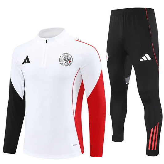 AJAX Training Tracksuit White (Kids And Man ) 2025/2026