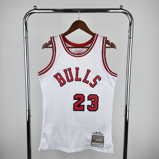 Retro Chicago Bulls White #23 JORDAN NBA Season Jerseys 1984/1985