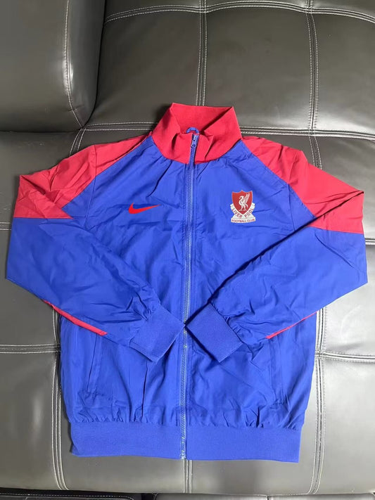 Liverpool Windbreaker Blue Football Jersey 2025/2026