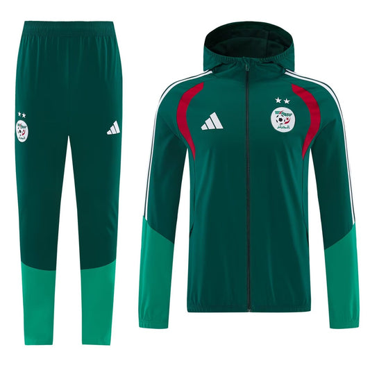 Senegal Windbreaker Sets With Pants Green Football Jersey 2025/2026