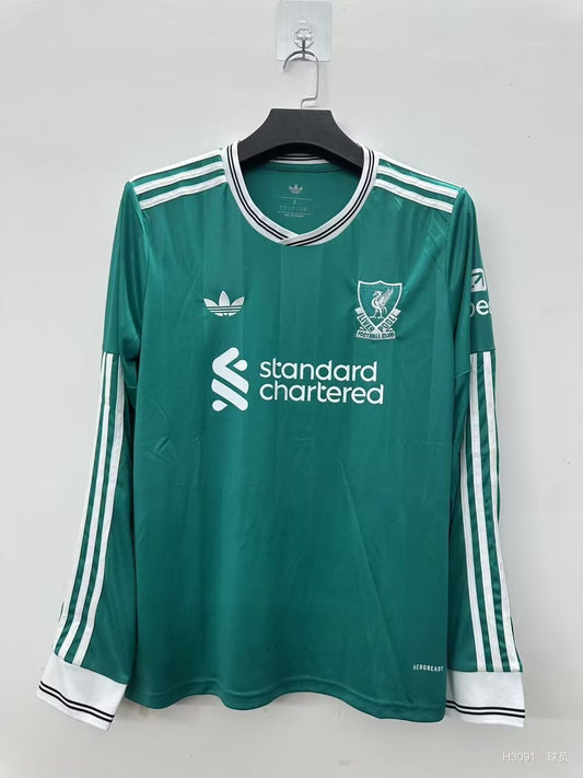 Liverpool Third Away Long Sleeve Fans Football Jersey 2025/2026
