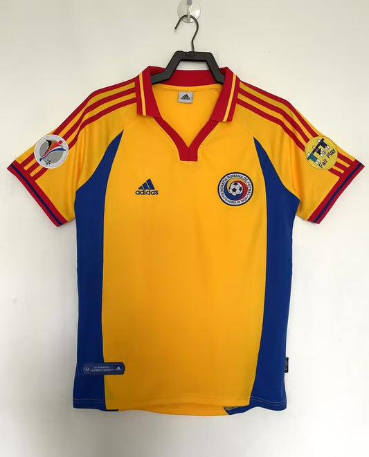 Retro Romania Home Football Jersey 2000