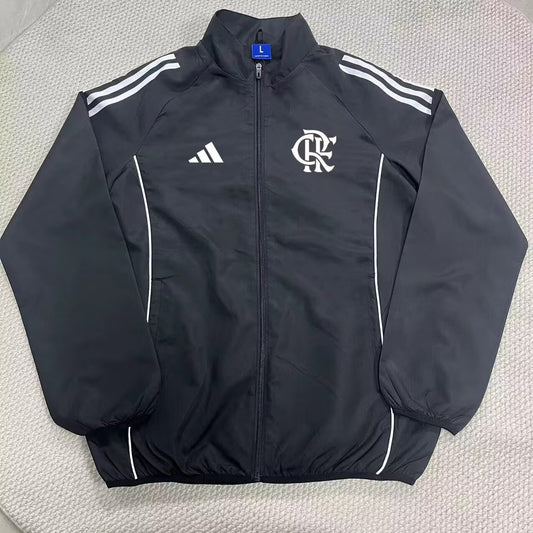 Flamengo Windbreaker Black Football Jersey 2025/2026