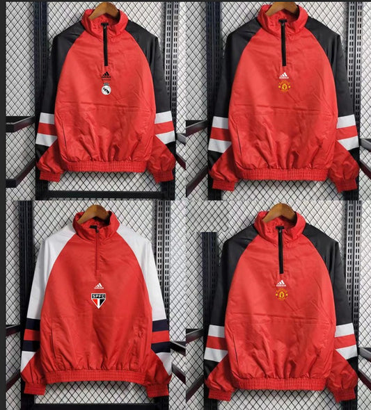 Real Madrid Juventus Arsenal Manchester United Flamengo Bayern Munich Sao Paulo Half Windbreaker 2025/2026
