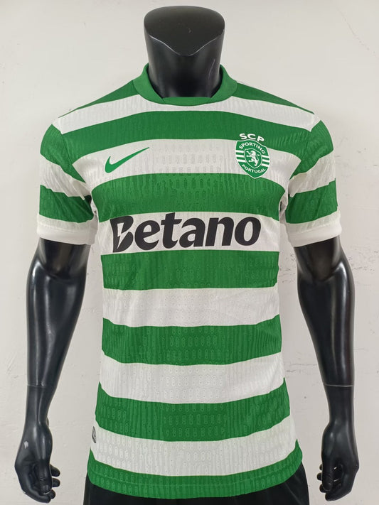 Sporting Lisbon Home Player Football Jersey 2024/2025