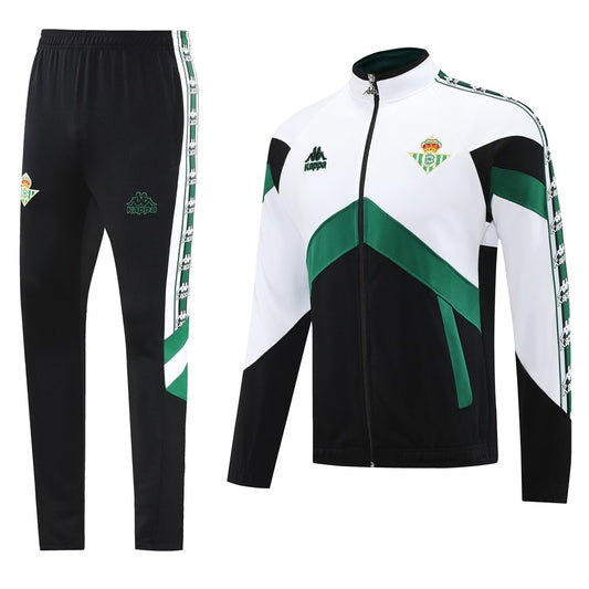 Betis Retro Black White Jacket Tracksuit 2025/2026
