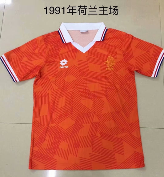 Retro Netherlands Home Football Jersey 1991