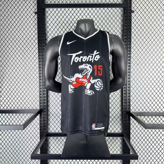 Toronto Raptors City Edition Black #15 CARTER NBA Season Jerseys 2026