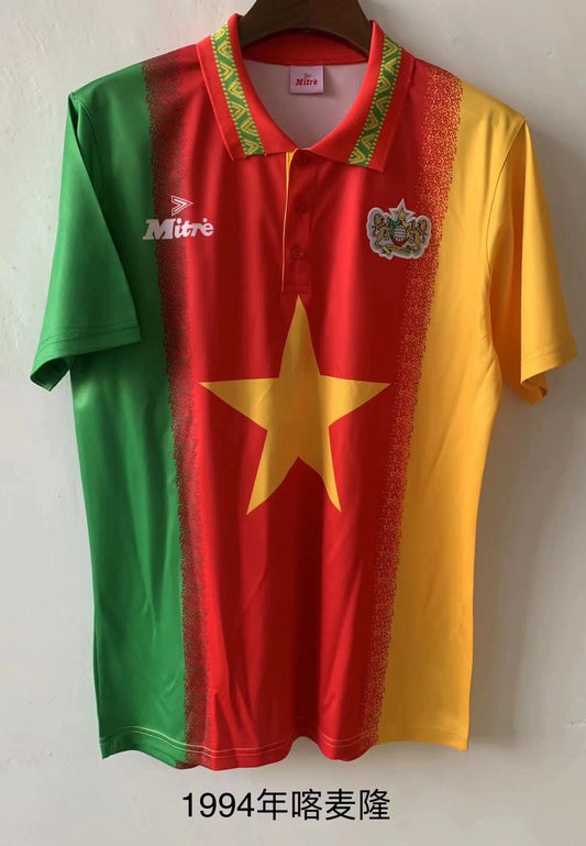 Retro Cameroon Home Football Jersey 1994