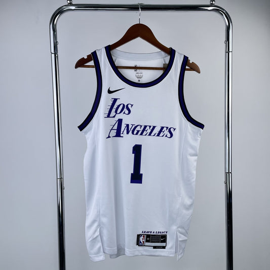 Los Angeles Lakers City Edition White #1 RUSSELL NBA Season Jerseys 2023