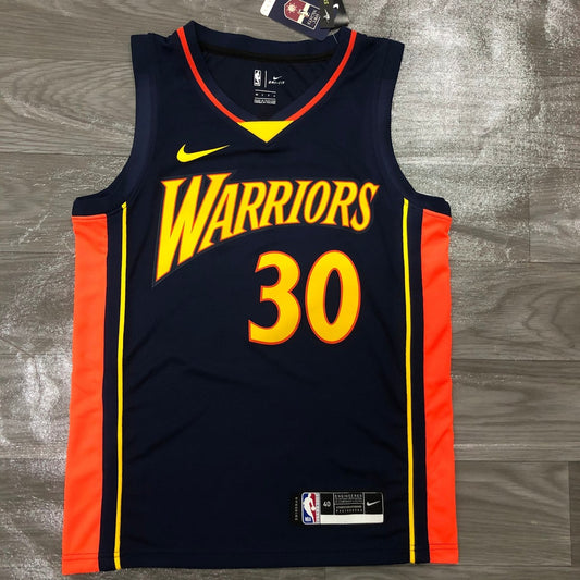 Golden State Warriors Blue Rookie #30 CURRY NBA Season Jerseys