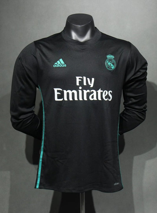 Retro Real Madrid Away Long Player Football Jersey 2017/2018