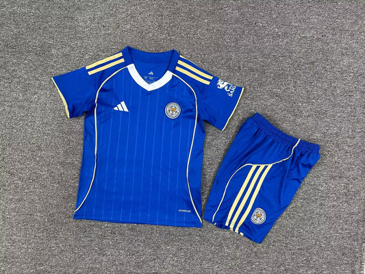 Leicester City Home Kids Football Jersey 2025/2026