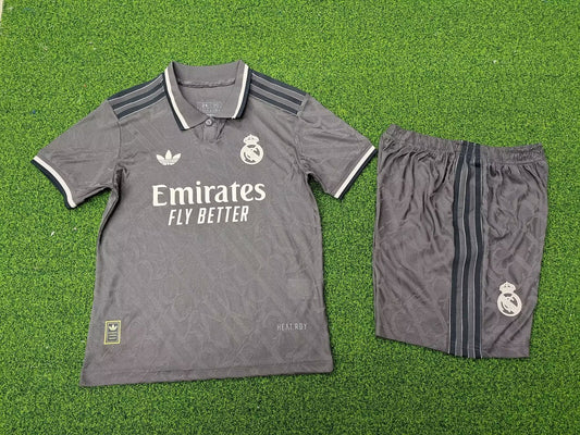 Real Madrid Three Away Kids Player Football Jersey 2024/2025