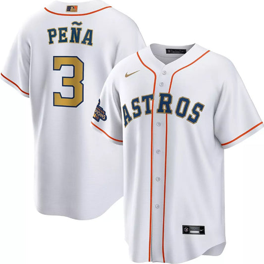 MLB HOUSTON ASTROS Fans White Baseball Jerseys 2025