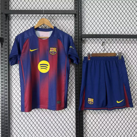 Barcelona Home With Pants Sets Fans Football Jersey 2025/2026