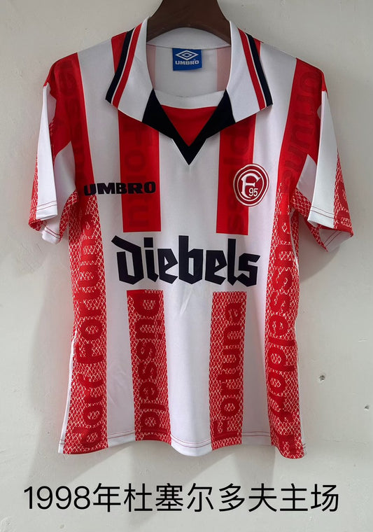 Fortuna Dusseldorf Home Fans Football Jersey 1998