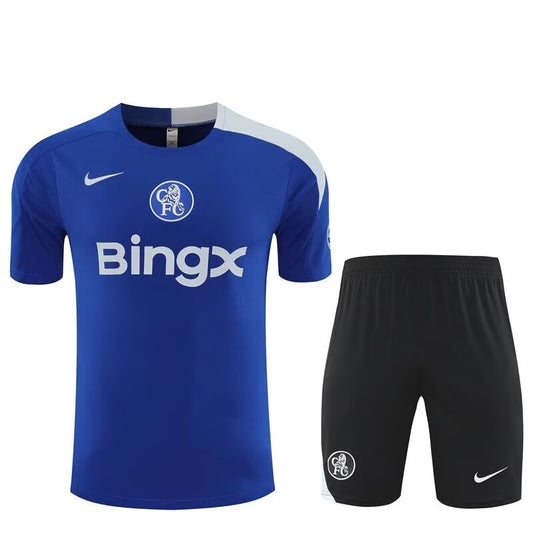 Chelsea Training Fans Kits Blue Football Jersey 2025/2026 (Kids And Man )