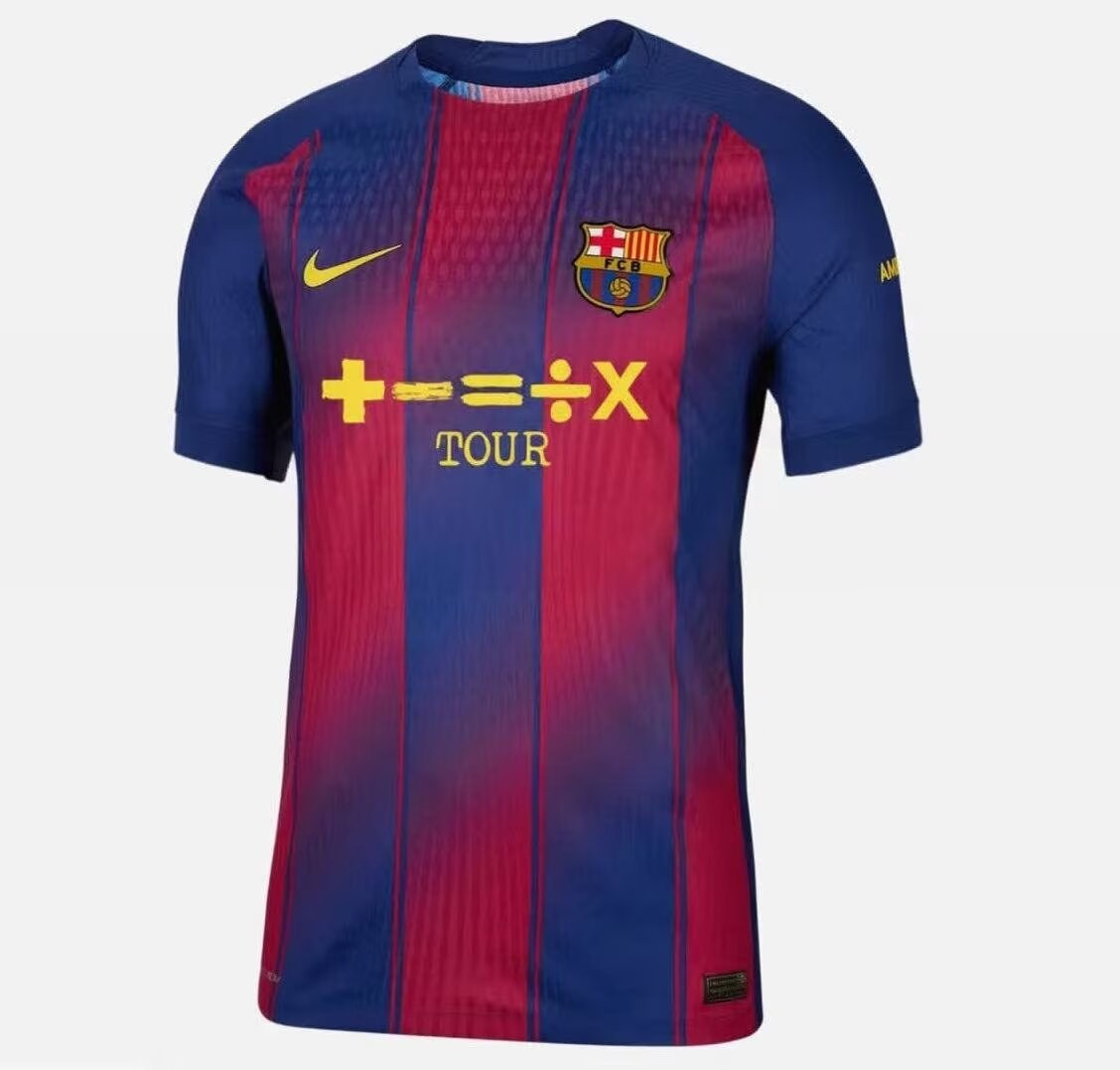 Barcelona Home Music Festival Player Football Jersey 2025/2026