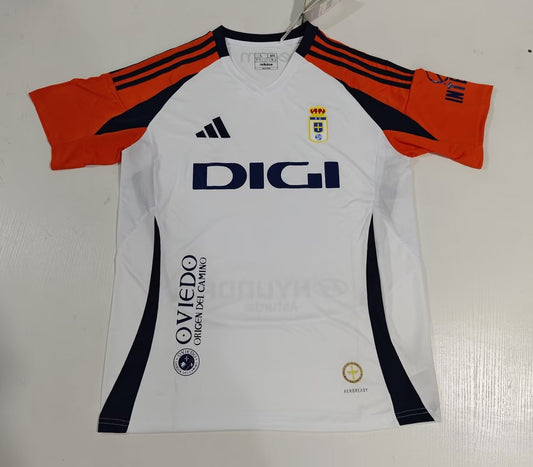 Real Oviedo Away Fans Football Jersey 2024/2025