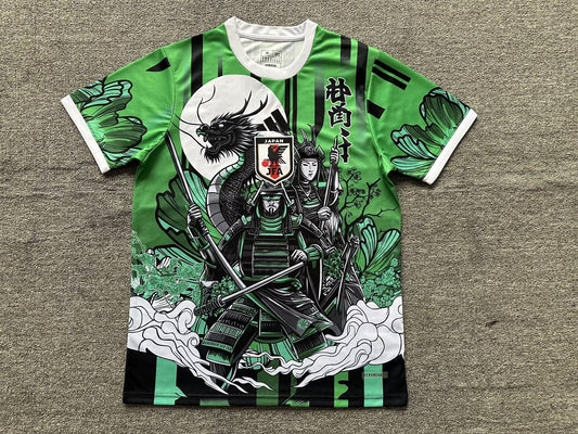 Japan Special Edition Green Dragon Warrior Fans Football Jersey 2025/2026
