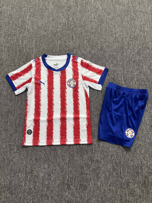 Paraguay Home Kids Fans Football Jersey 2026/2027