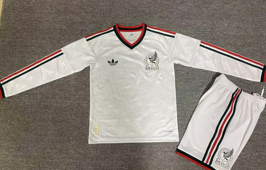 Mexico Away Kids Long Sleeve Football Jersey 2026/2027