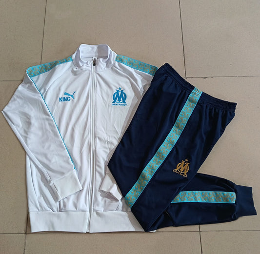 Marseille White Jacket Tracksuit 2025/2026 (10-2XL)